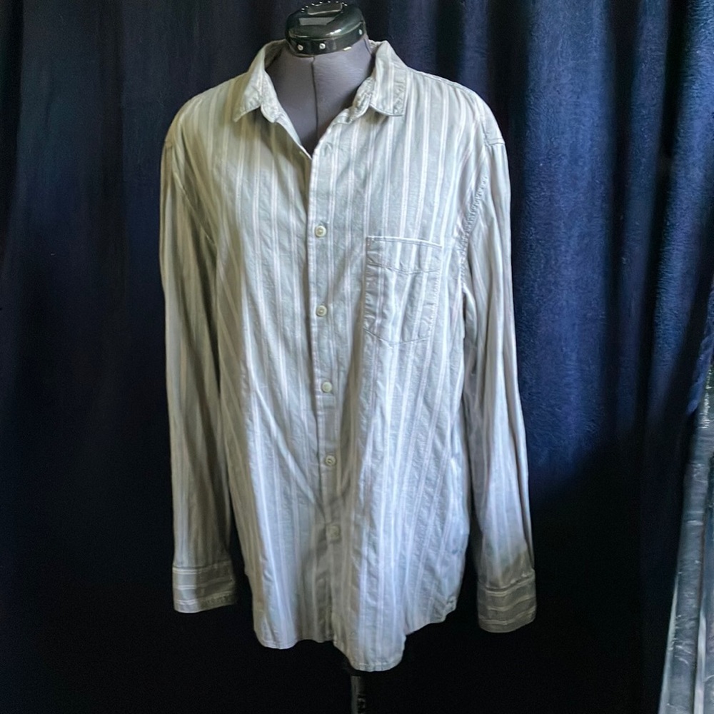 john rocha  men’s button down shirt XL